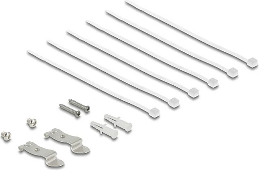 Patch panel rrjeti DeLOCK Mini Desktop, 6x RJ45 Cat6A, i mbrojtur, metal, i zi