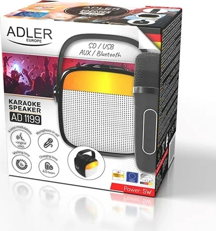 Karaoke altoparlant Adler AD 1199 i zi