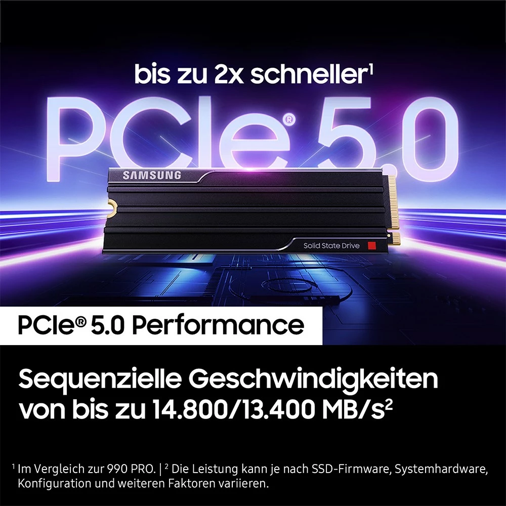 SSD Samsung 9100 PRO M.2 4TB PCIe 5.0, me heatsink, i zi