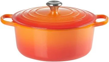 tenxhere gize me kapak, Le Creuset Signature Roaster 22 cm (21177220902430), e rrumbullakët, e kuqe