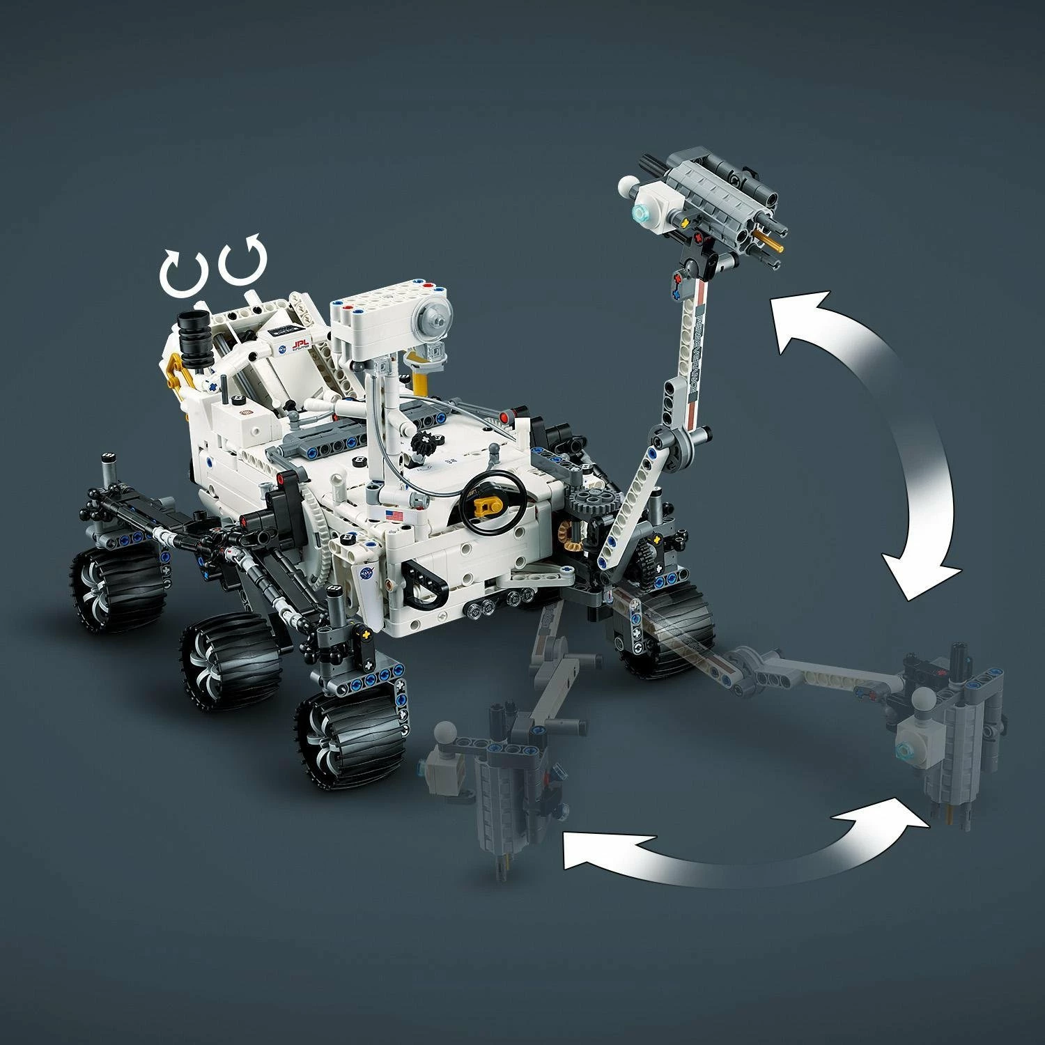 Set LEGO Technic NASA Mars Rover Perseverance 42158, 1132 pjesë, 10+