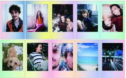 Film instant Fujifilm Instax Mini Macaron 5.4x8.6 cm, 10 copë, shumëngjyrëshe
