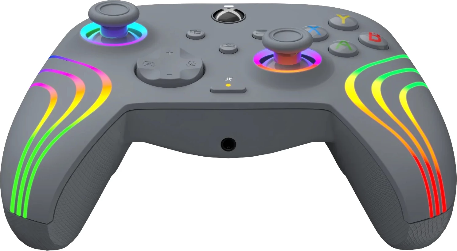 Kontroller i kablluar PDP Afterglow Wave, RGB, USB-C, për Xbox Series X/S & Xbox One & PC, 2.4m, Grey