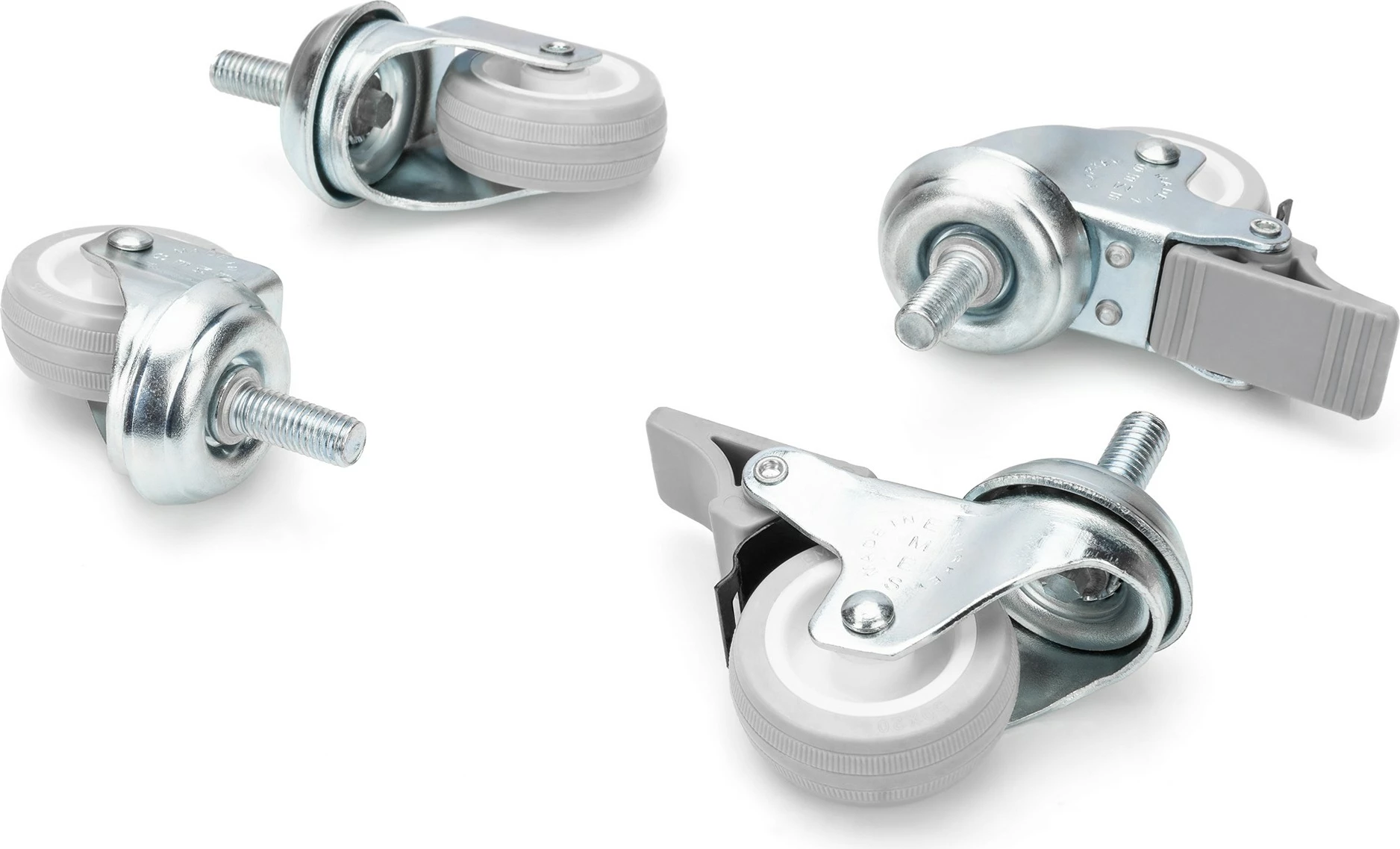 Rrota të mbyllshme Digitus për kasë rrjeti 19 inç, set 4 copë