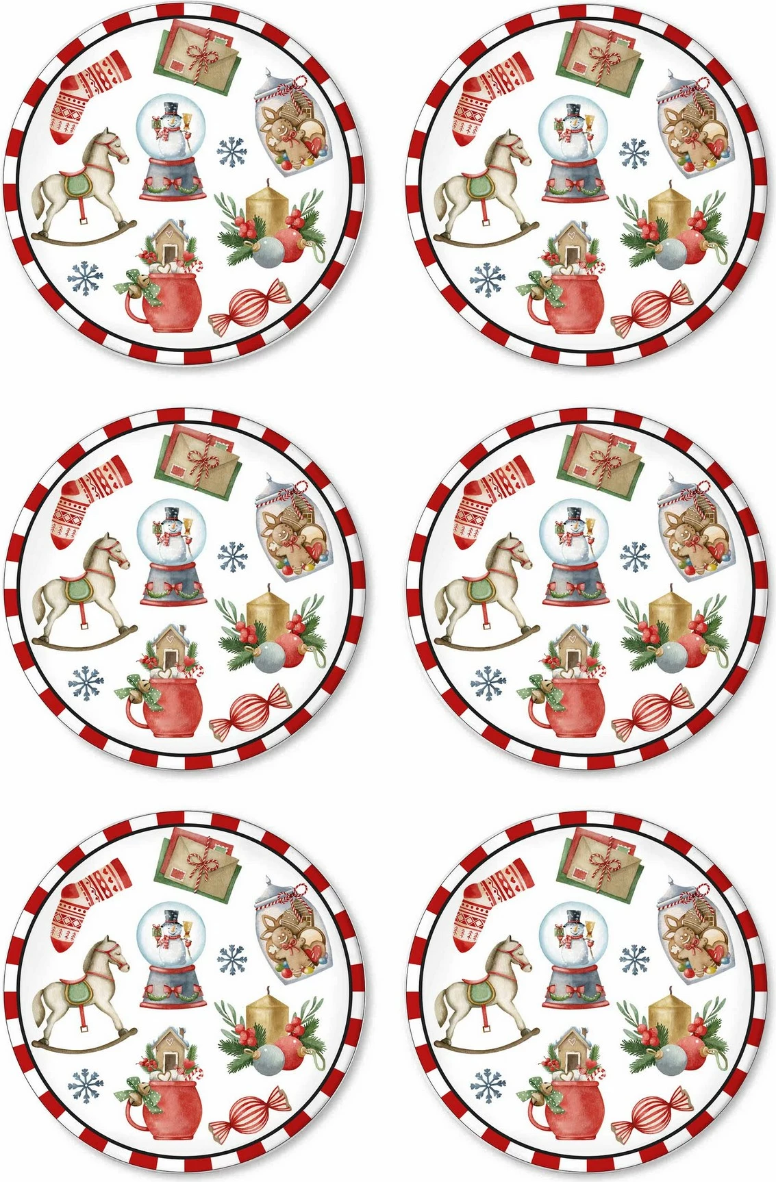 Set për shërbim torte (6 copë), Hermia, NEW028