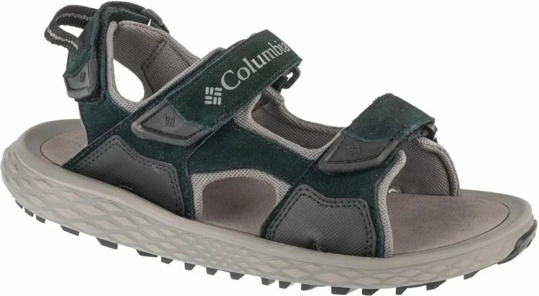 Sandale për meshkuj Columbia, të zeza dhe të gjelbra