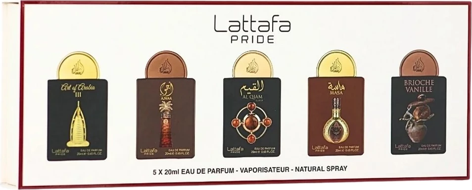 Set Eau de Parfum unisex Lattafa Pride Collection No.4, 5x20ml