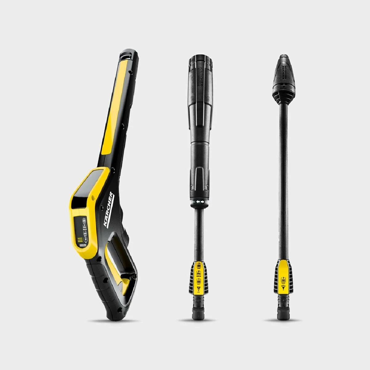 Larës me presion Kärcher K4 Power Control Flex Home EU, 130 bar, zorrë 8 m PremiumFlex, e verdhë