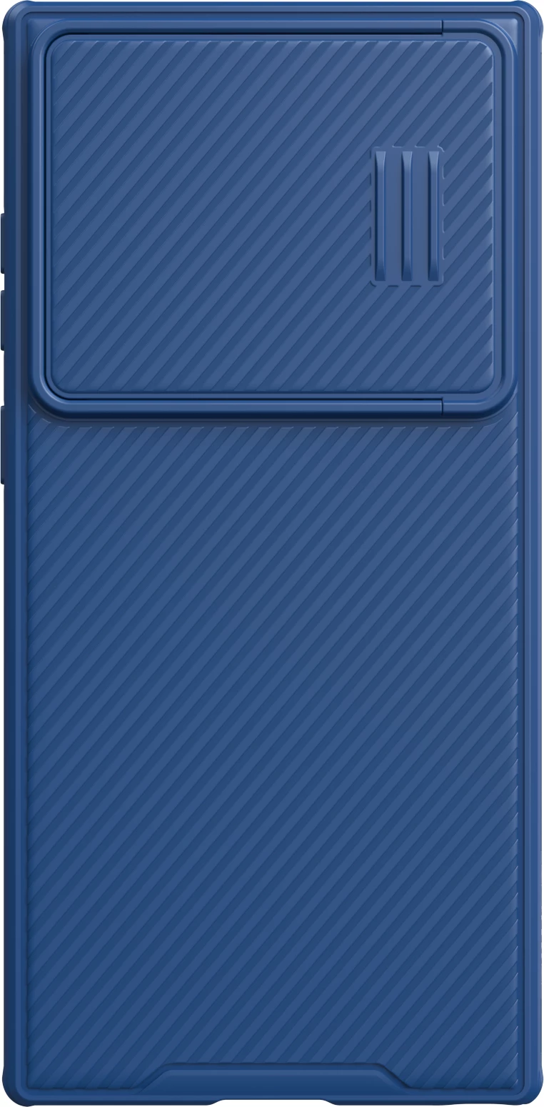 Mbështjellës Nillkin CamShield S Case për Samsung Galaxy S23 Ultra, me kapak kamere, Kaltër