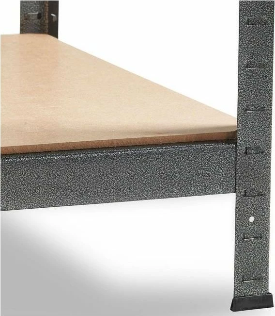 tavolinë pune/raft magazinimi VONHAUS 3500155 120x90x60 cm 200 kg 2-nivel, e zezë/kafe