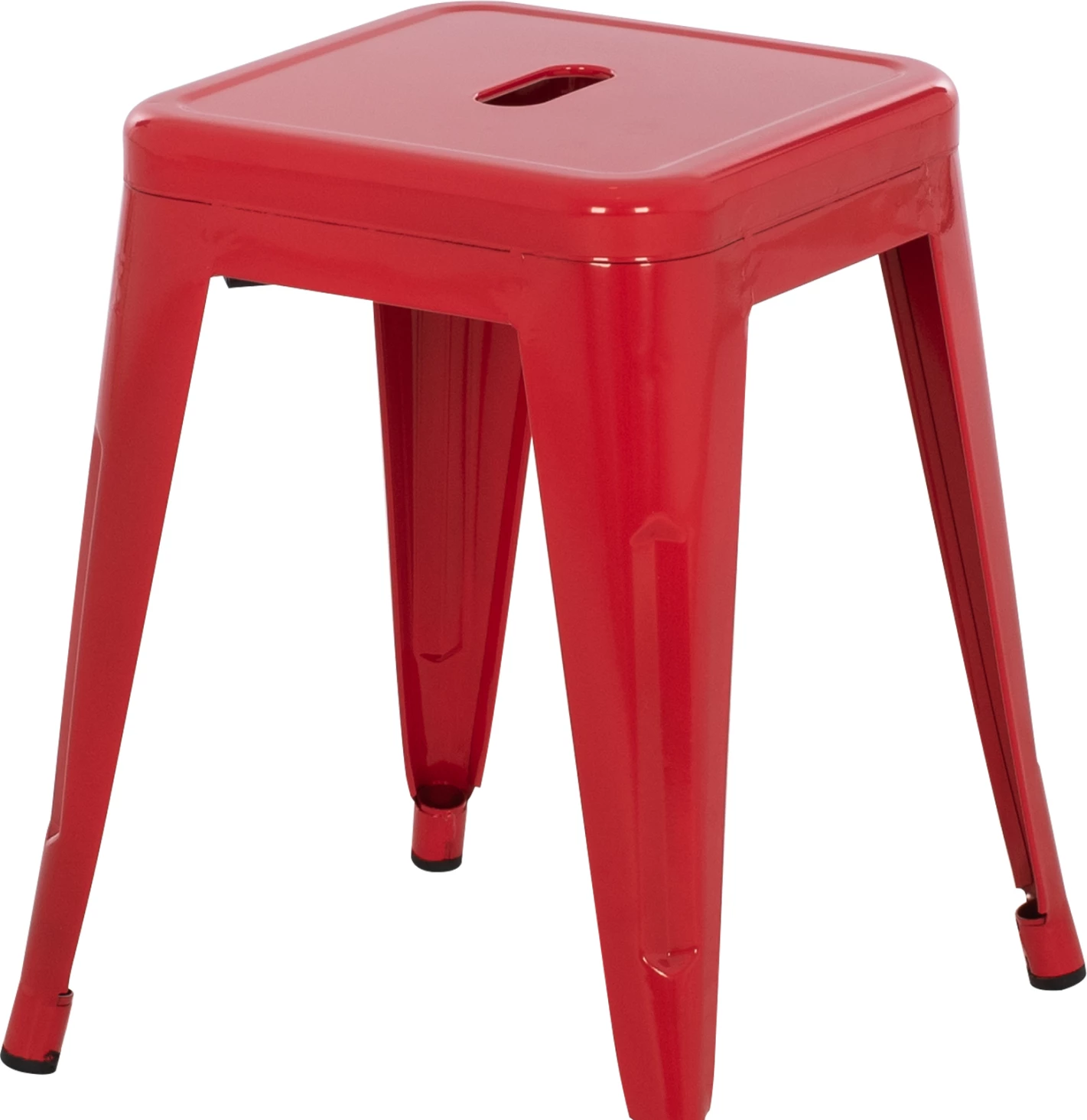 Karrige për bar MELITA FH0096.44 metalike ngjyrë kuqe 39x39x46Hcm.