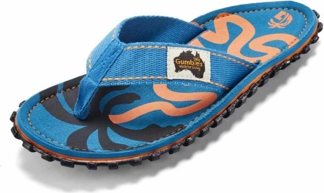 Papuqe unisex Gumbies Islander Flip-Flop, blu