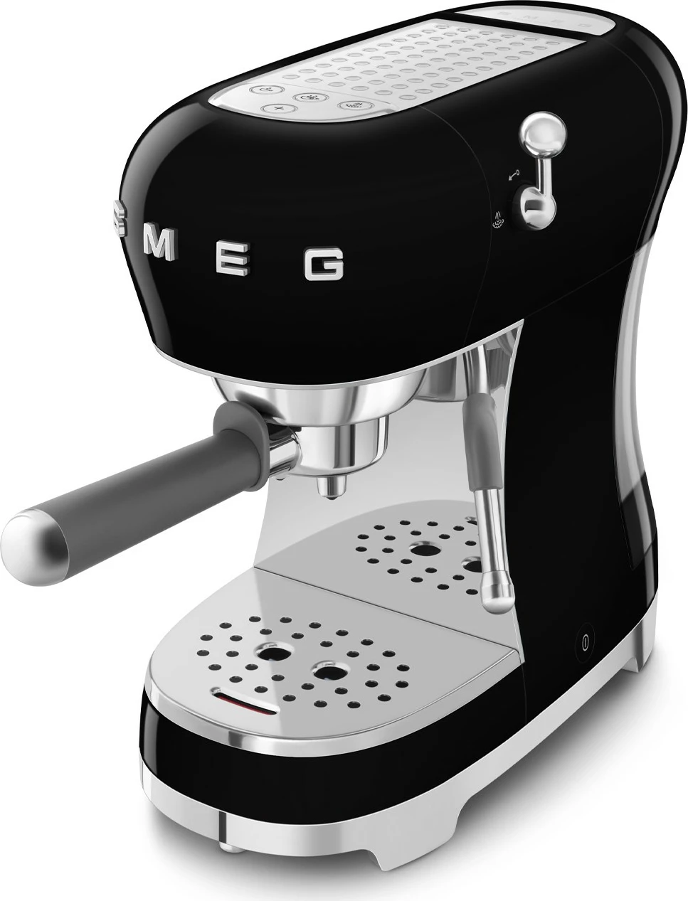 Ekspres SMEG ECF02BLEU, manual, 2 filxhanë, 1350W, e zezë