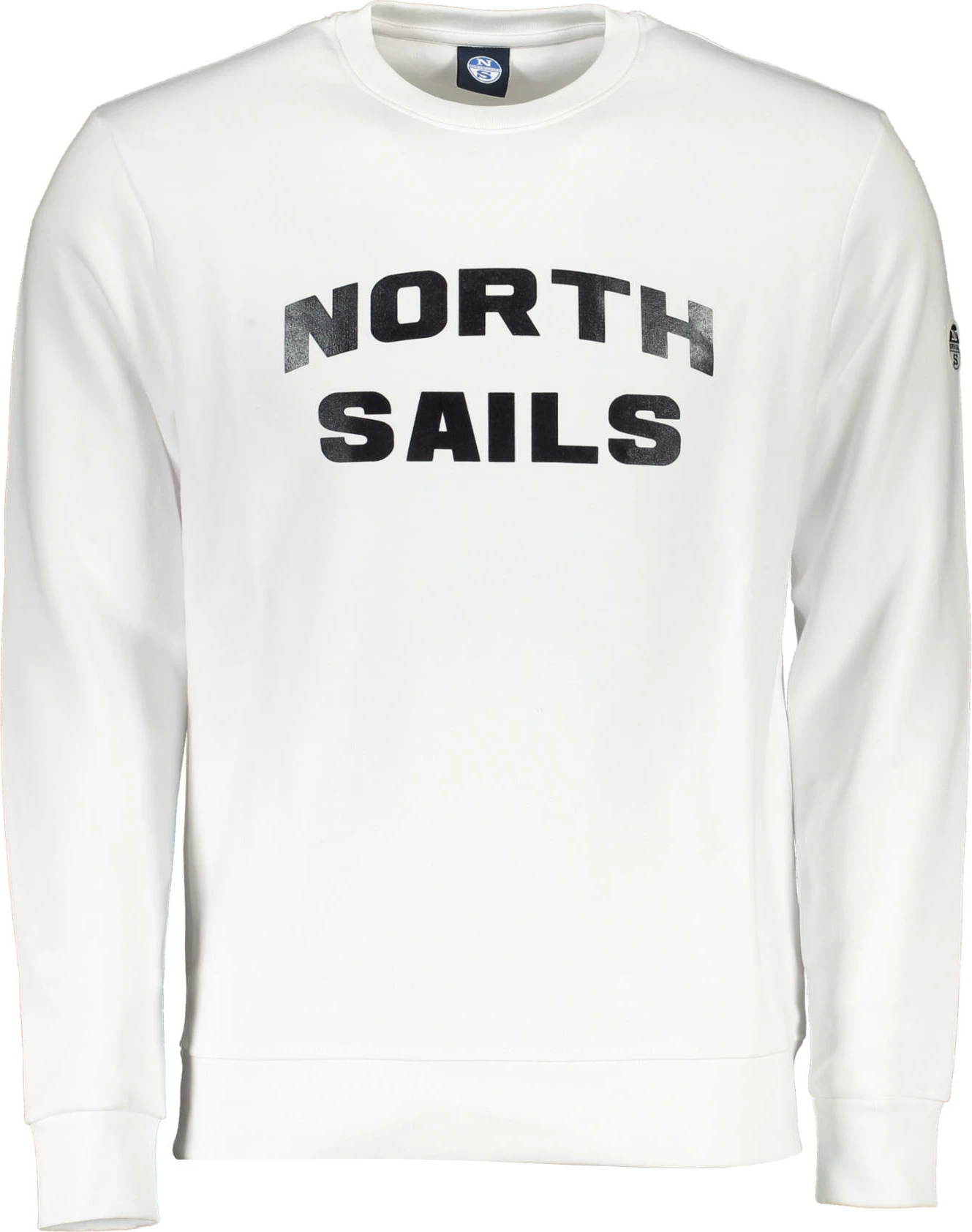 Duks për meshkuj NORTH SAILS zip-up, i bardhë