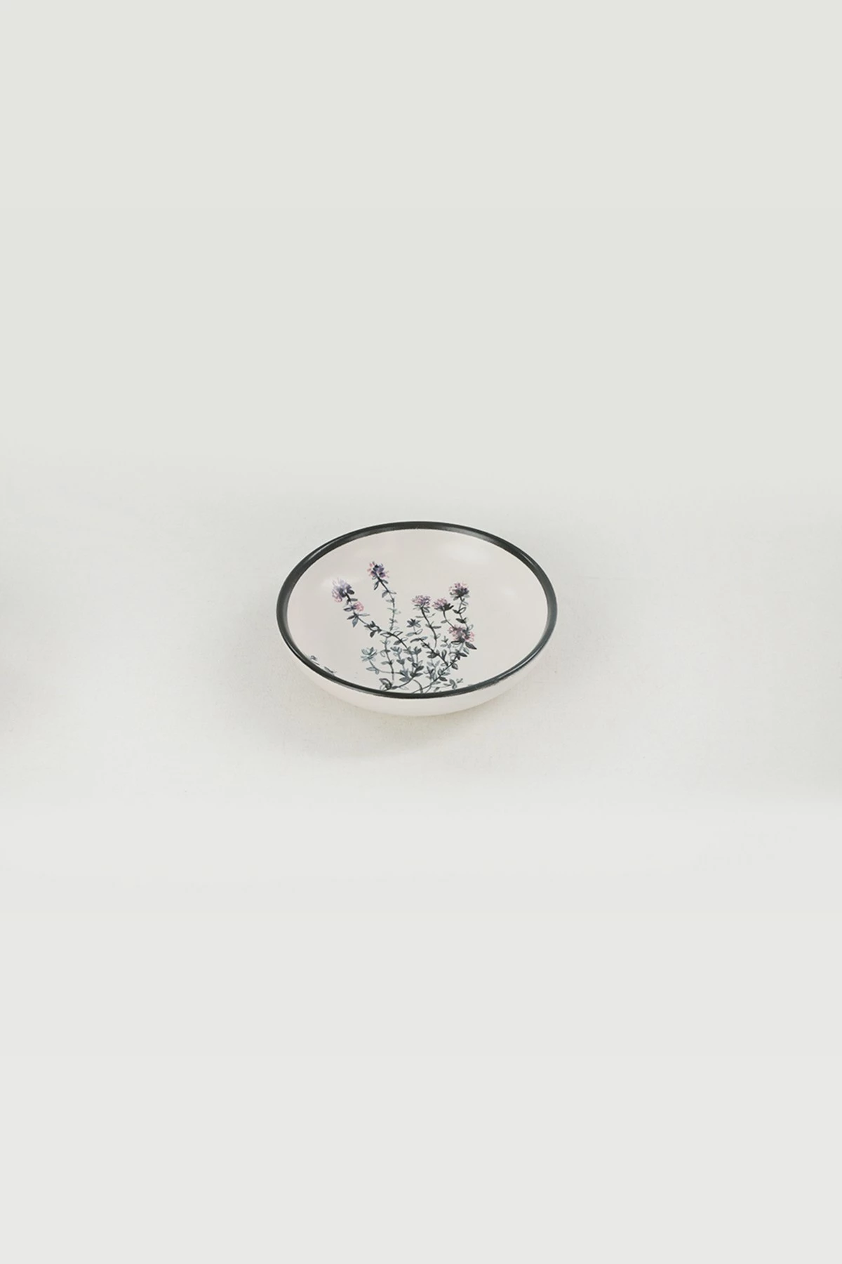 Set 6 copë tasë salce, qeramikë, Hermia Concept, të bardhë, jeshile, vjollcë, të zeza, ST489406F022AMD3600MAYD100