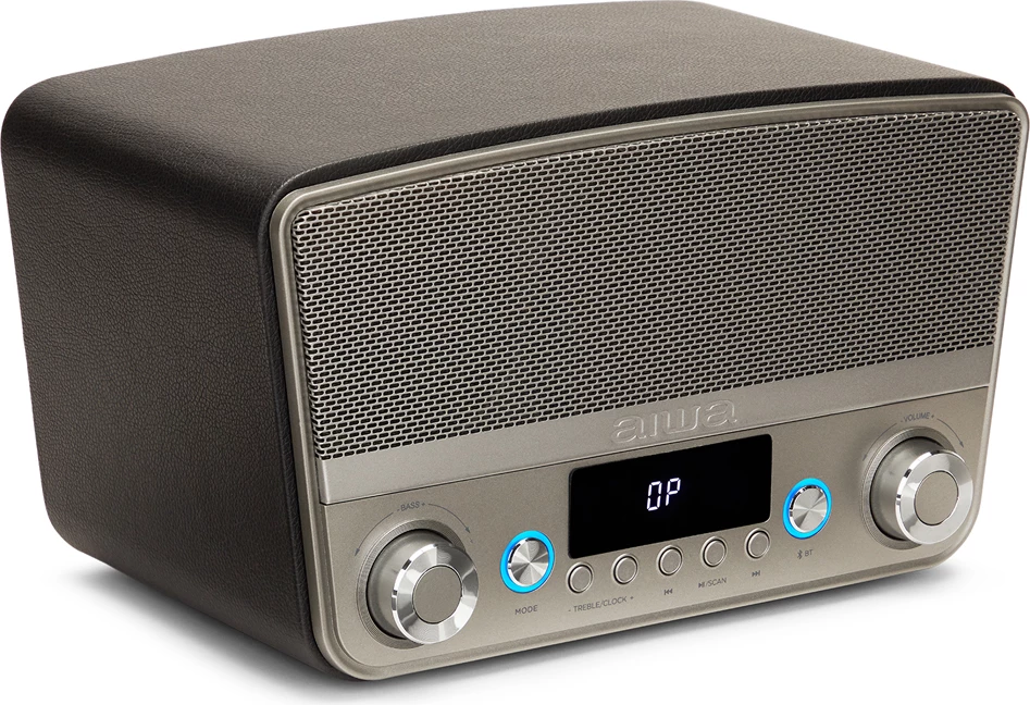 Altoparlant/radio retro Aiwa BSTU-750BK 50W Bluetooth 5.0 FM USB HDMI ARC/CEC optik RCA, i zi