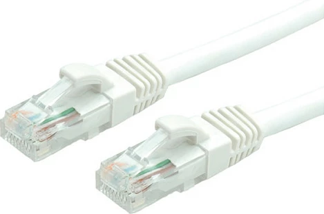 Kabllo rrjeti Ethernet VALUE Cat6a 1m, RJ-45, 10Gbps, e bardhë