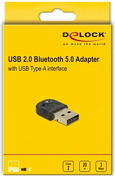 Adapter Bluetooth DeLOCK USB 2.0, Wireless, 3 Mbit/s