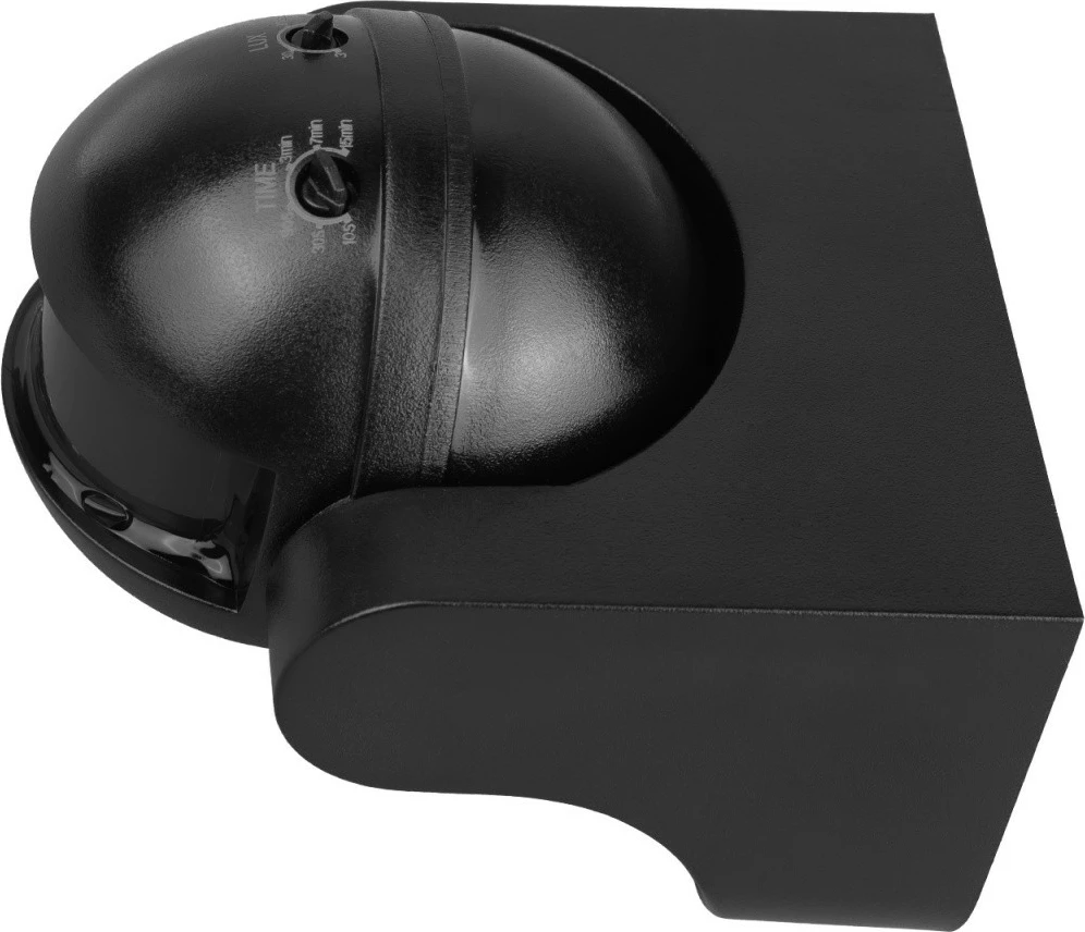 Sensor lëvizjeje PIR Maclean MCE358, IP44, rreze 12 m, ngarkesë max 300/1200 W, i zi