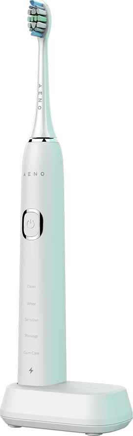 Furçë elektrike për dhëmbë AENO DB5, 5 moda, karikim pa kabllo, 46000 rpm, IPX7, 2 koka, e bardhë