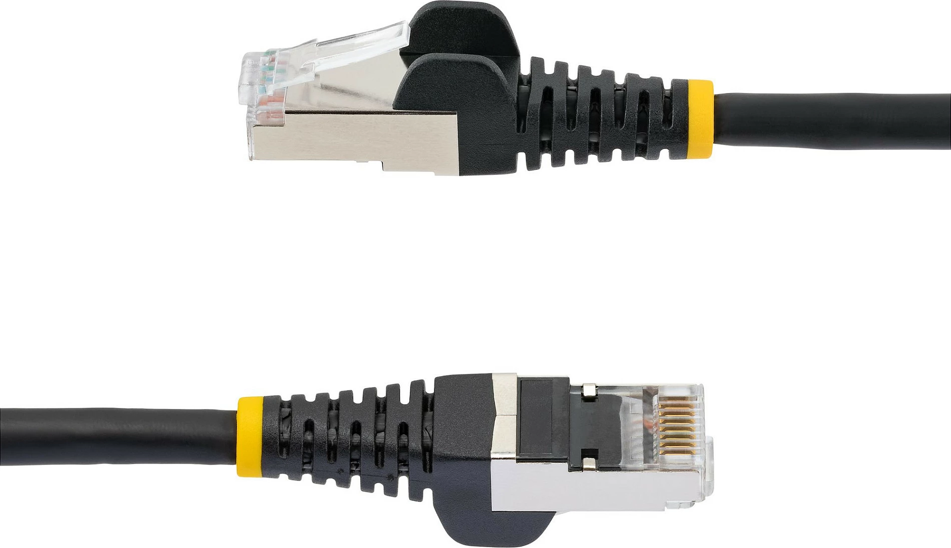 Kabllo rrjeti Ethernet StarTech CAT6a 1m, 10GbE, PoE++ 100W, S/FTP, RJ-45, e zezë