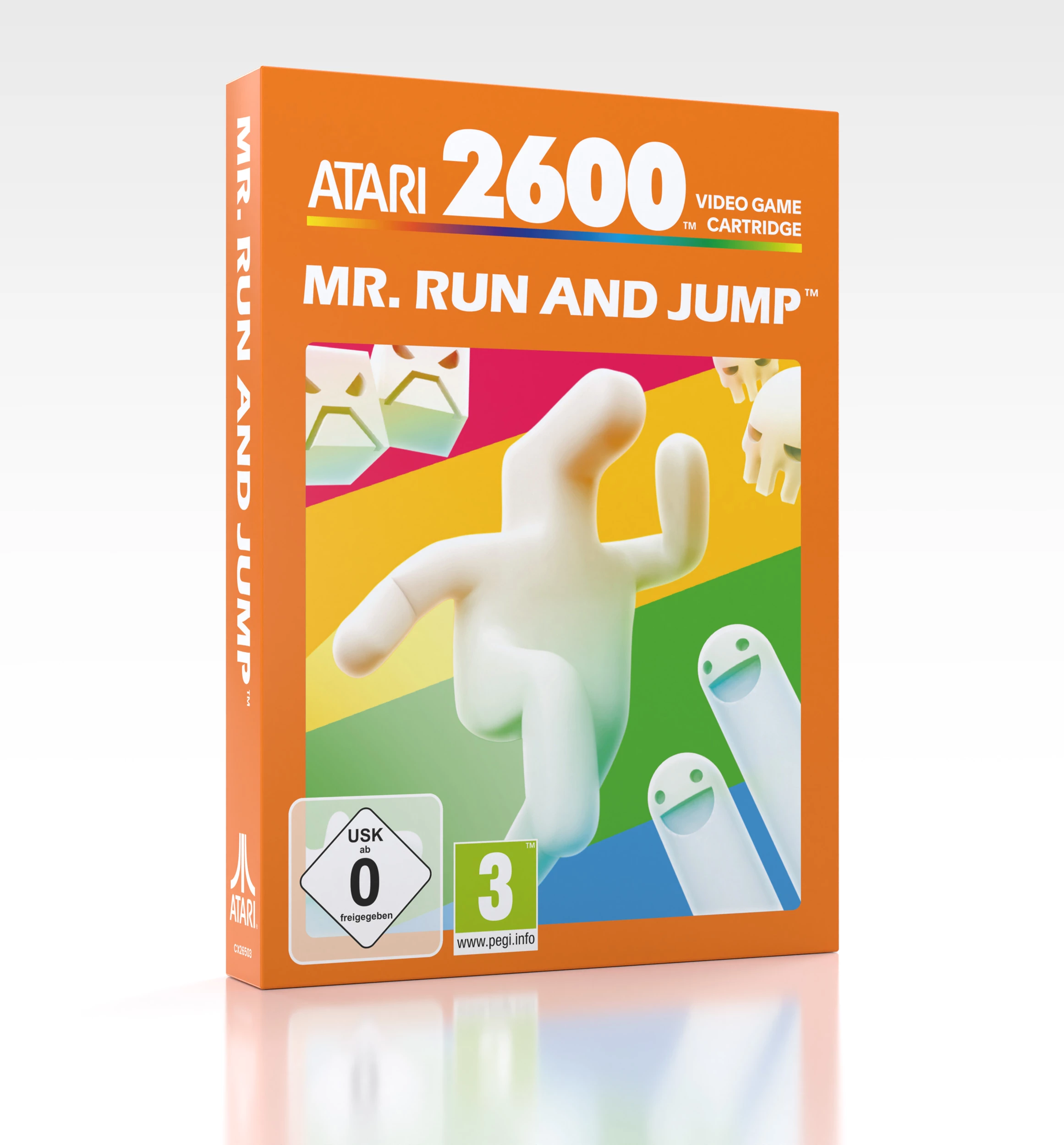 Kasetë loje, Replai, Mr. Run and Jump, për Atari 2600+, PEGI 3