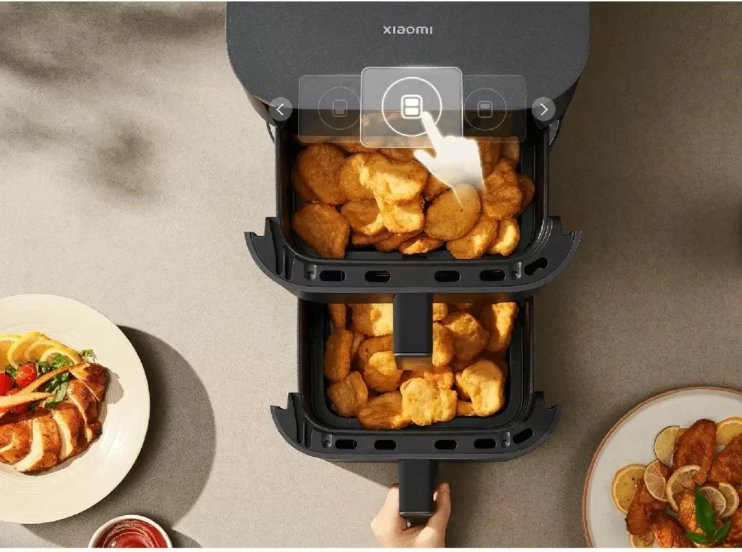 Fritezë me ajër Xiaomi Smart Double Stack 67492 12L Dual Zone, e zezë