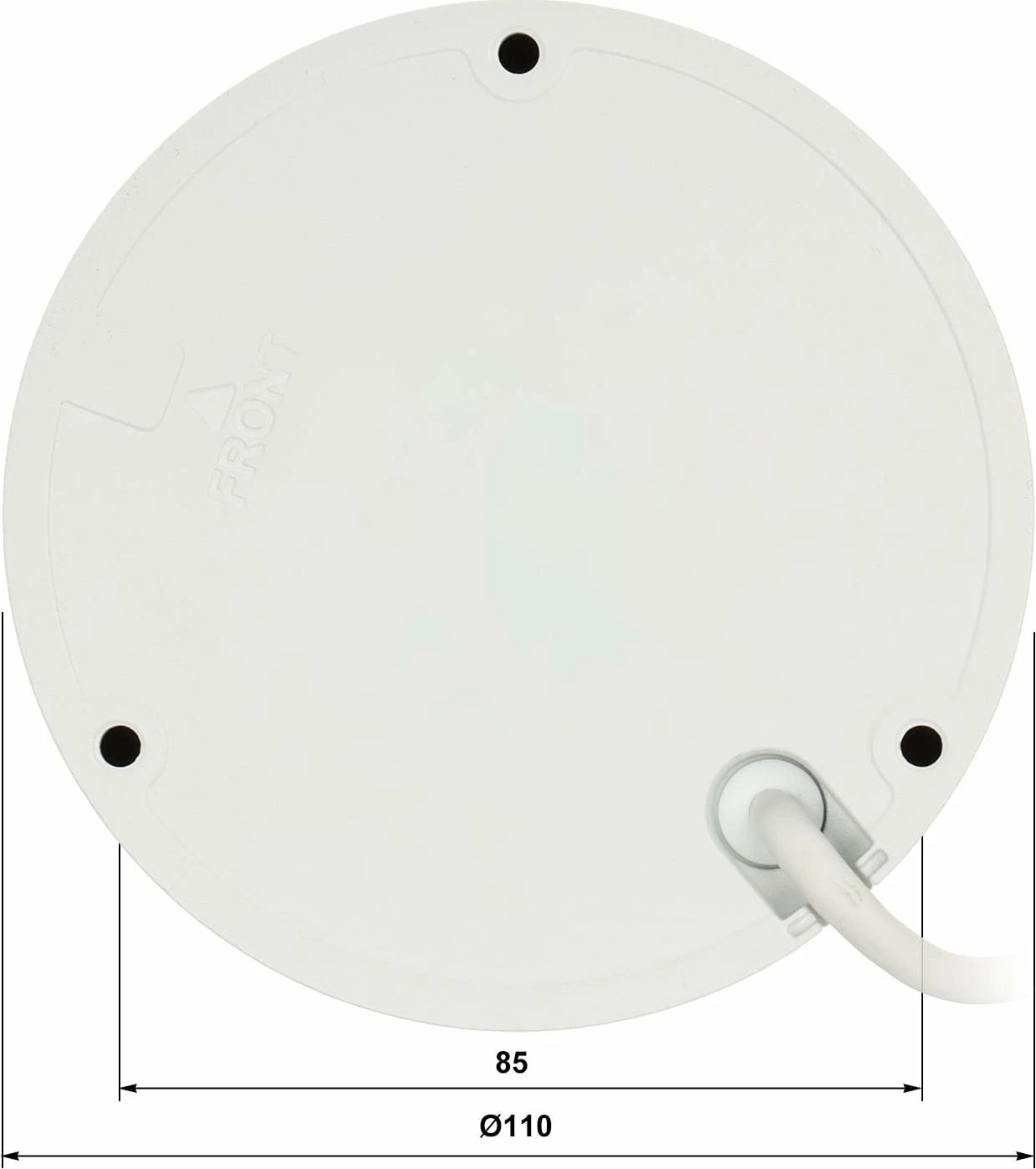 Kamerë IP dome vandal-proof Dahua IPC-HDBW2849E-S-IL-0280B WizSense Smart Dual Light 8.3MP 4K UHD lente 2.8mm, e bardhë