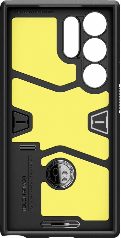 Mbështjellës Spigen Tough Armor për Samsung Galaxy S24 Ultra, i zi