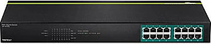 Switch TRENDnet TPE-TG160G, 16-Port Gigabit PoE+, Unmanaged L2, Rack 1U, i zi