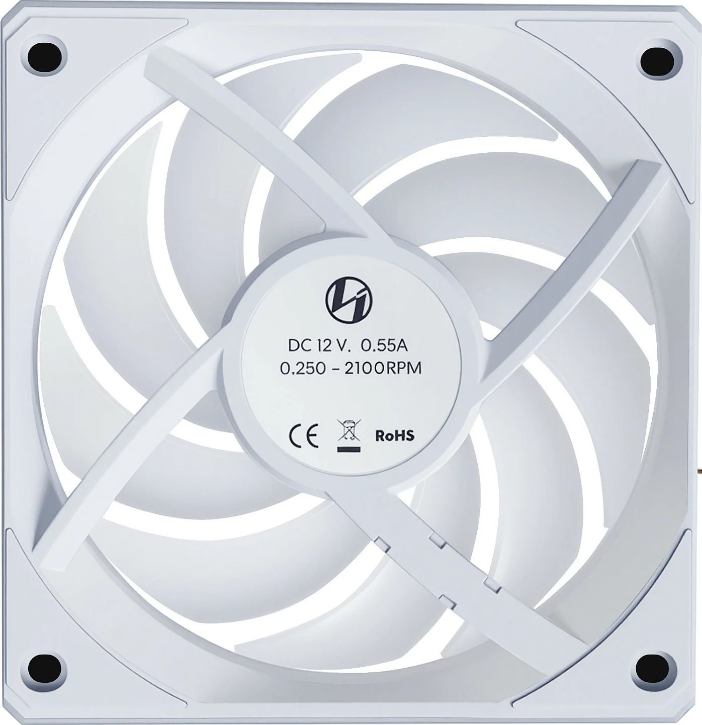 Ventilator kasë Lian Li UNI FAN CL120 Wireless Reverse Blade 120mm, 3 copë, i bardhë