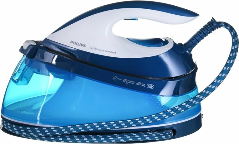 Hekur me gjenerator avulli Philips PerfectCare GC7840/20 2400W 1.5L bardhë/blu