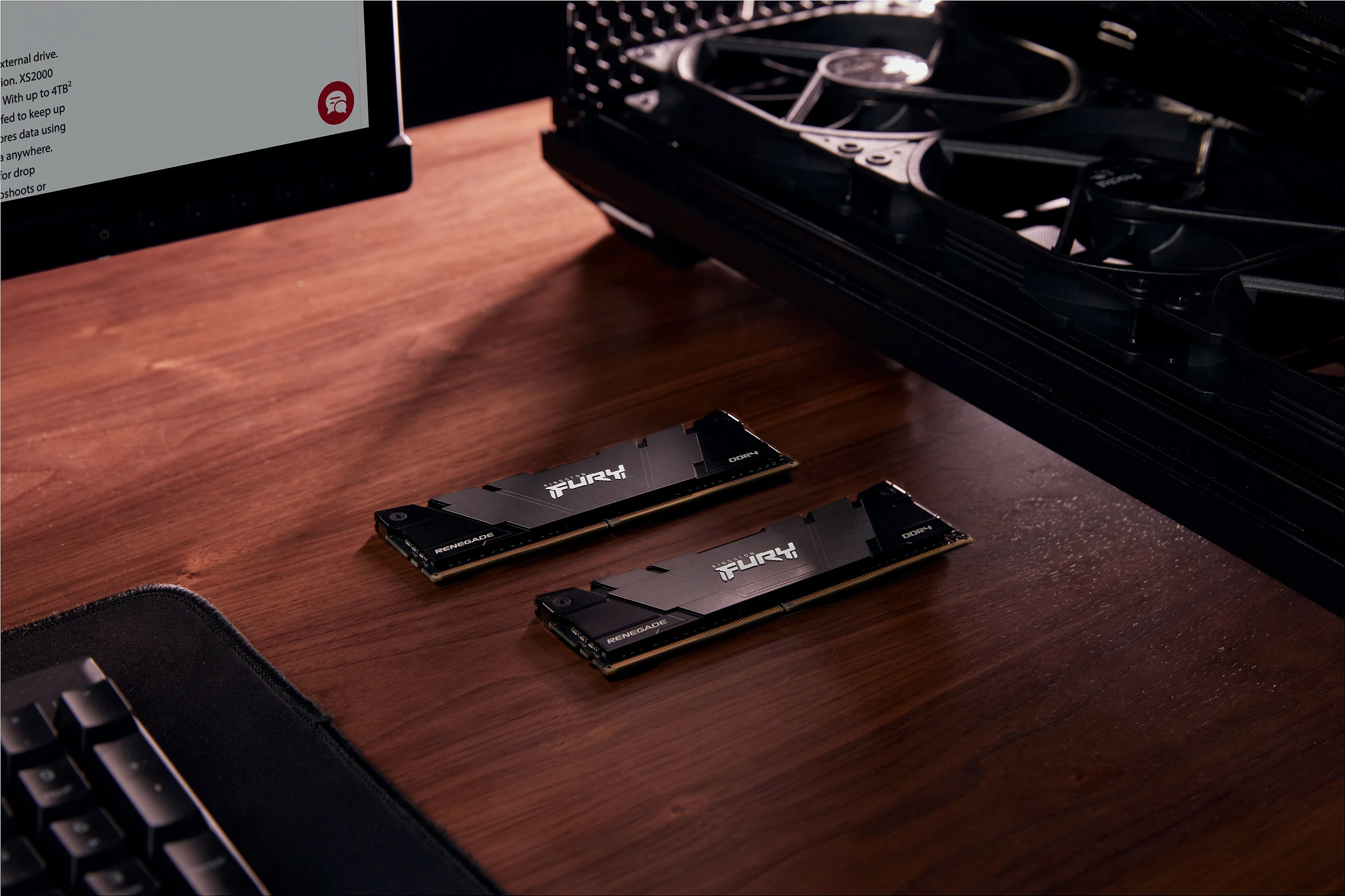 RAM Memorje Kingston FURY Renegade 16GB (2x8GB) DDR4 3600MT/s e zezë