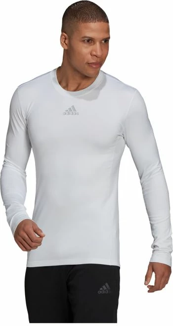 Maicë adidas TechFit Warm për Meshkuj, e Bardhë [Madhësia: L]