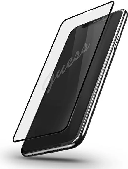 Xham i fortë Guess GUSPP12SSLTR për iPhone 12 mini 5.4", Vintage Magic Logo, Transparent/zi