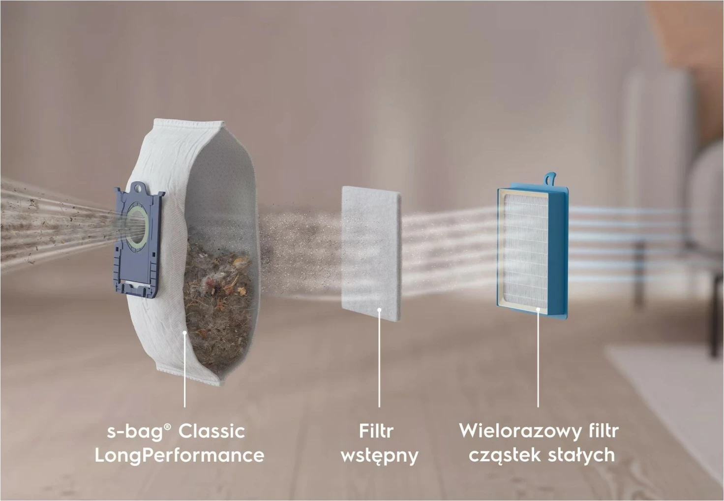 Kasë Electrolux 600 Clean EB61C1OG, 3.5L, HEPA, e gjelbër