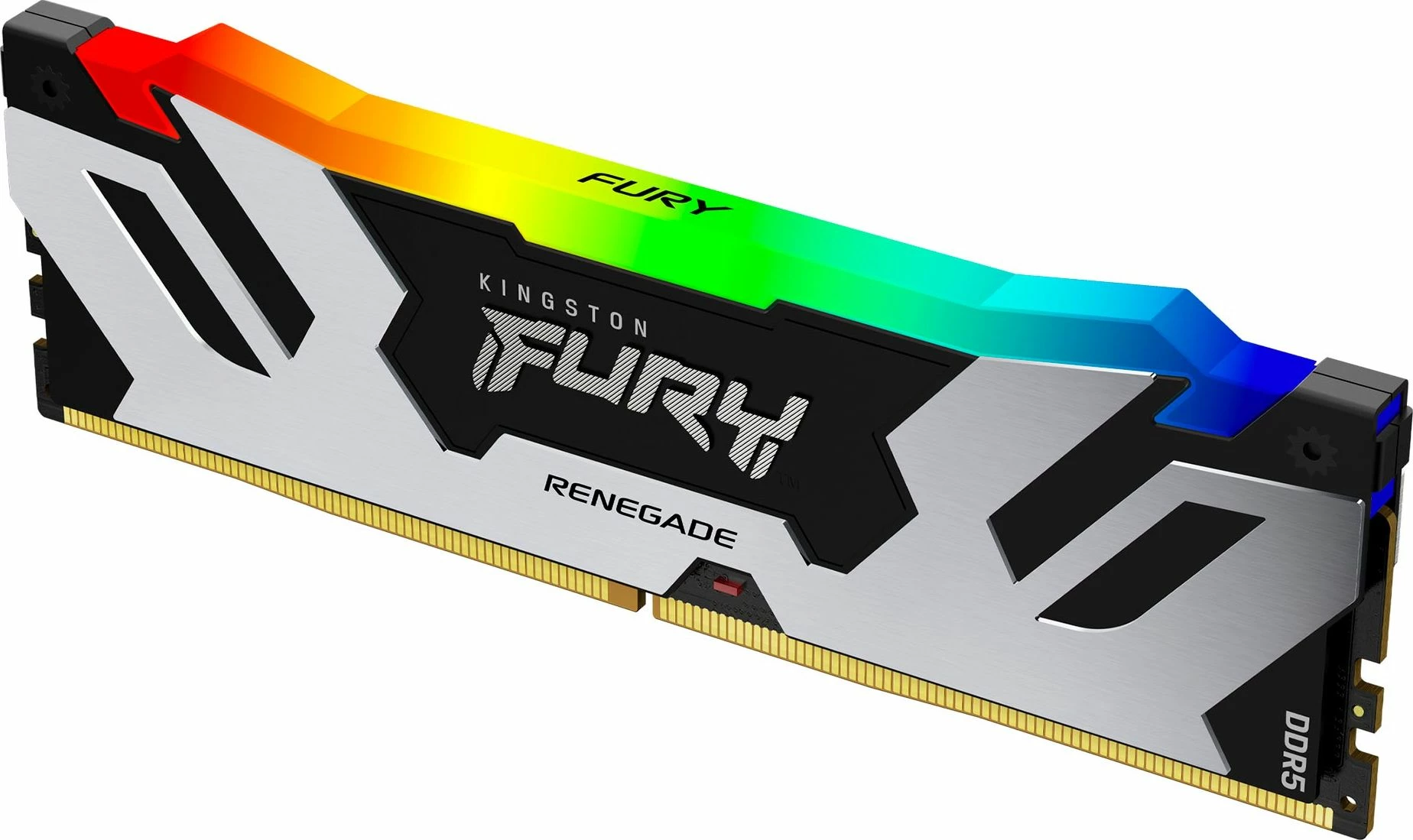 RAM Memorje Kingston Fury Renegade RGB KF564C32RSAK2-32 32GB (2x16GB) DDR5 6400MHz CL32, zi/argjend