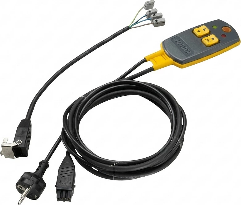 Kit kabllo konfigurimi Somfy 9015971, universal, zi/verdhë