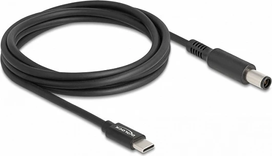 Kabllo karikimi DeLOCK USB-C në Dell 7.4 x 5.0 mm, 1.5 m, e zezë