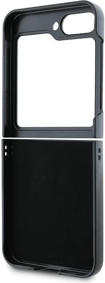 Mbështjellës Karl Lagerfeld Saffiano Monogram Head Pin për Samsung Galaxy Z Flip 6, i zi