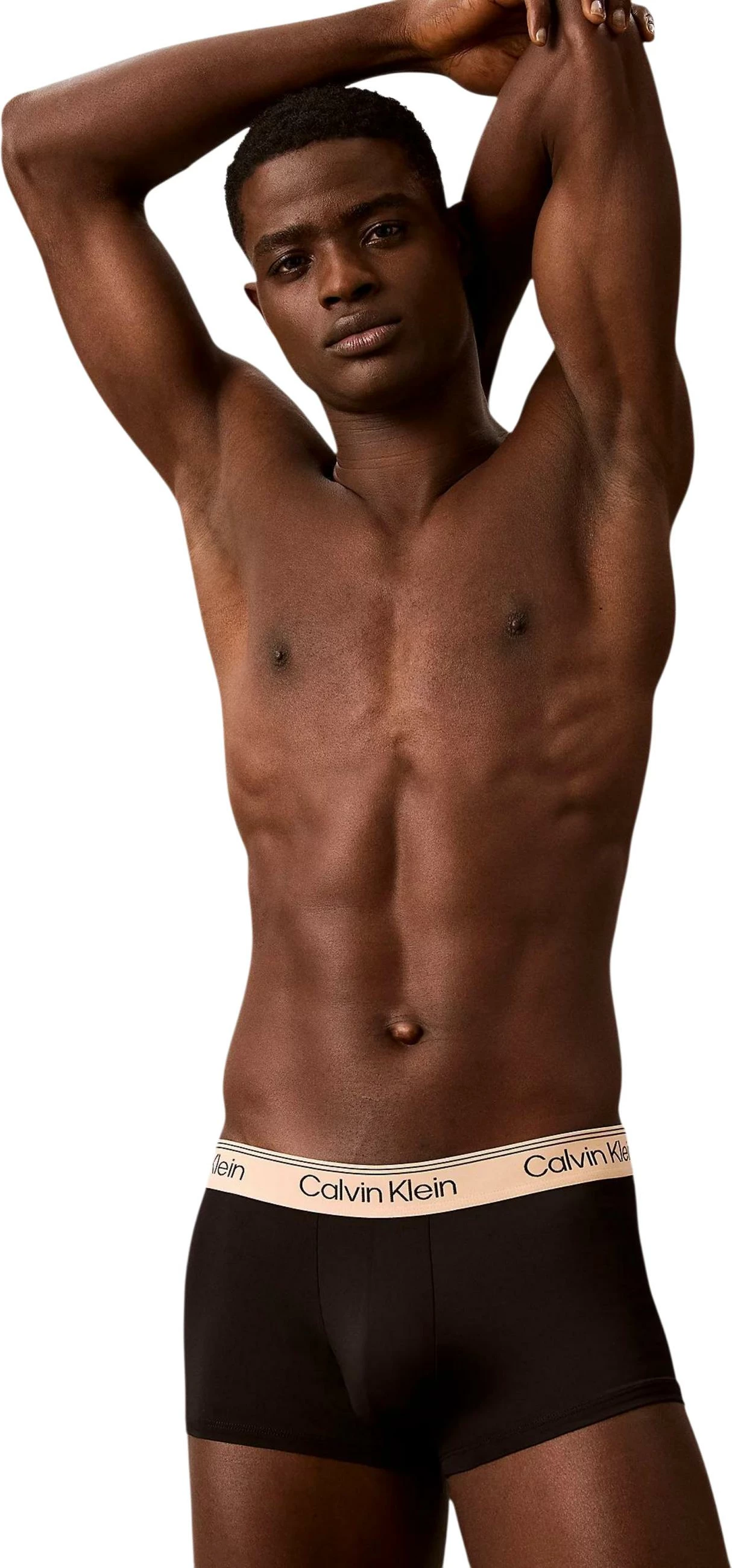 Të brendshme për meshkuj Calvin Klein Underwear Low Rise Trunk 3PK LV00NB4409, të zeza-blu [Madhësia: XL]