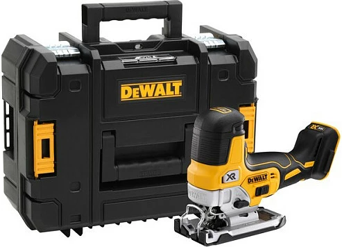 Sharrë elektrike me bateri DeWALT 18V, me valixhe, zi/verdhë