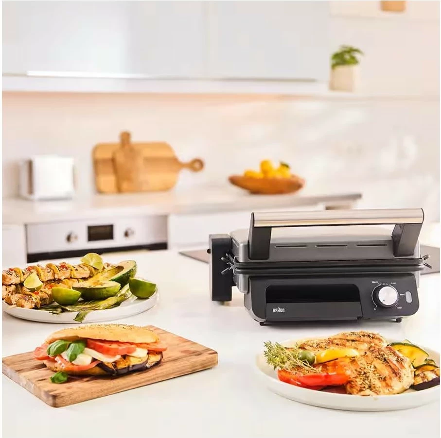 Grill tavoline Braun MultiGrill 5 CG5033IGY, 2000W, inox/zi