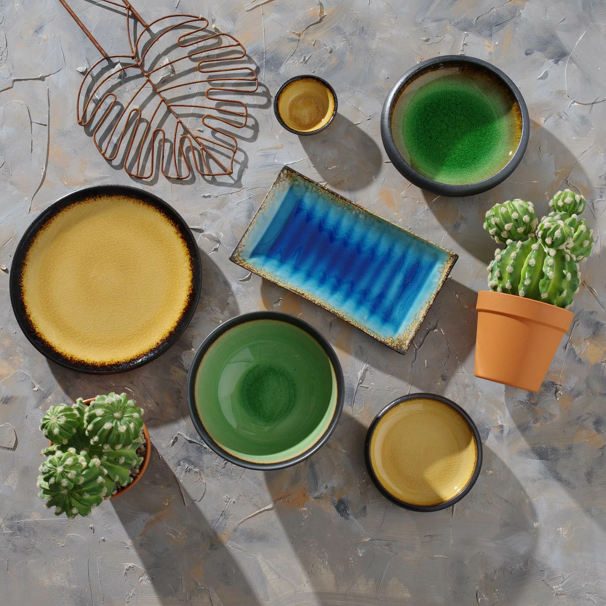 enë ramekin, Fine Dine Beryl, 50 ml 50 mm, guri qeramike, set 12 copë, e gjelbër