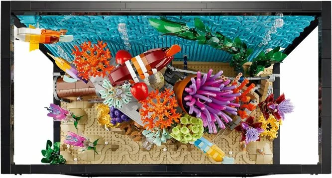 Set ndërtimi LEGO për të rritur, Icons Tropical Aquarium