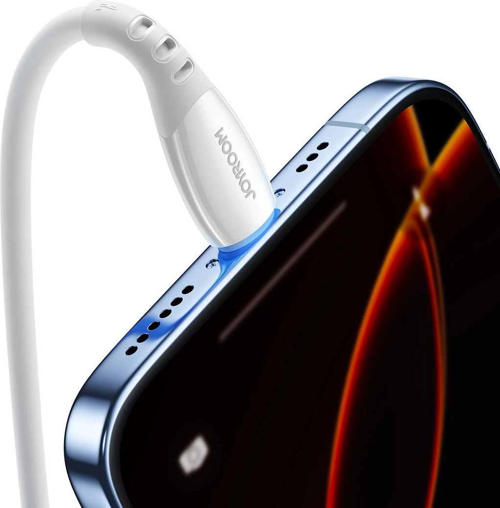 Kablë Joyroom S-A59 Vibrant Series USB-A në Lightning 1.2 m 3A, e bardhë