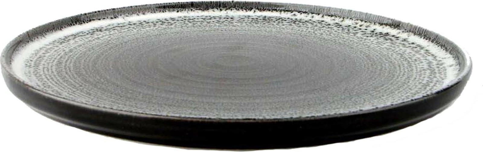 Pjatë e sheshtë Porland Twilight 300 mm, gri, set 6 copë