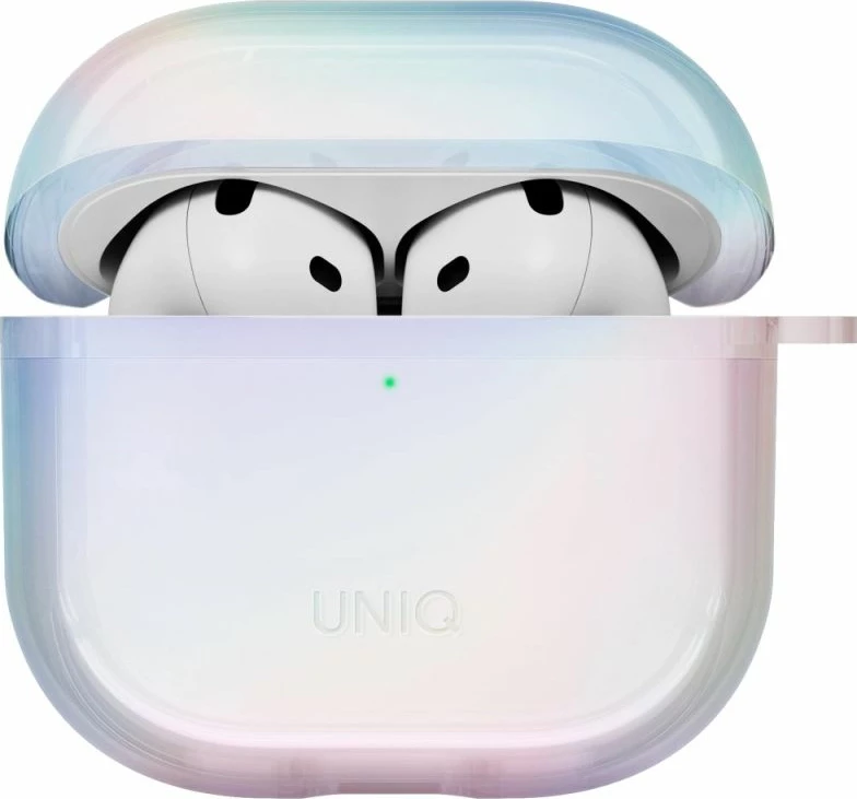 Kutí AirPods UNIQ Iridescia Hang Case, holo white
