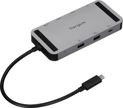 Mini dock Targus USB4 Dual 4K HDMI, 20Gbps, PD 140W, i argjendtë