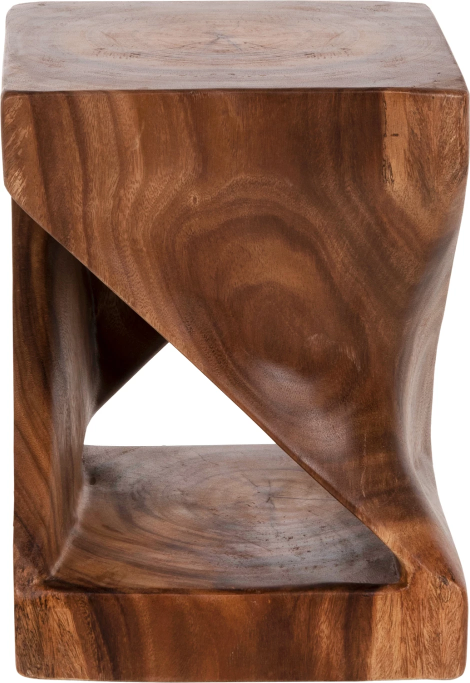 Karrige për bar GEBO, dru suar, ngjyrë arre, katrore, 35x35x46.5cm